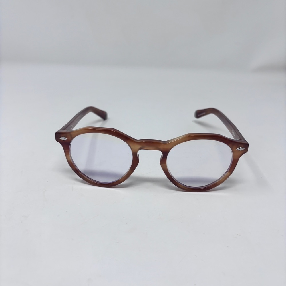 Brown Round Acetate Women's Glasses — Classic Everyday Style